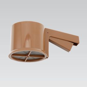 Кружка-сито для просіювання борошна Maestro MR-1164, пластикова, коричнева, діаметр 10 см