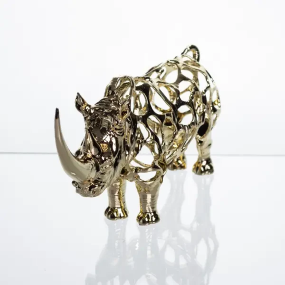Декоративна фігурка Rhinoceros 23х6х10 см металева HP-7-22 | Зображення 2