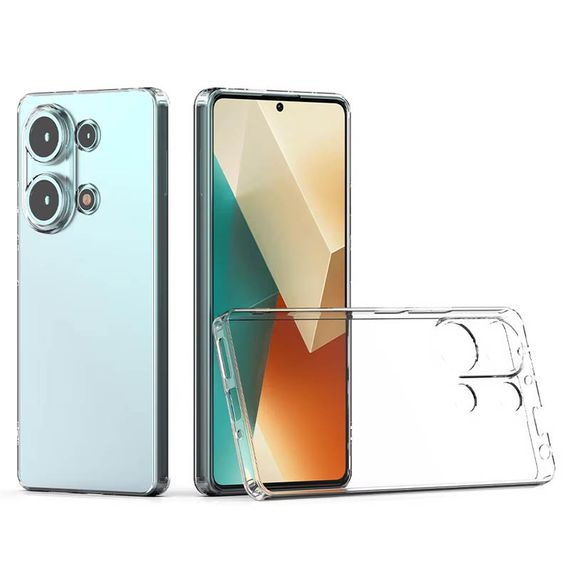TPU чохол Epic Transparent 1,5mm Full Camera для Xiaomi Redmi Note 13 Pro 4G / Poco M6 Pro 4G Безбарвний (прозорий) | Зображення 4