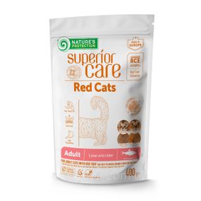Сухий корм для котів з рудою і коричневою шерстю Nature's Protection Superior Care Red Cats Grain Free with Herring Adult all