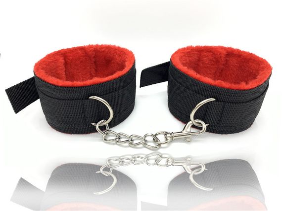 БДСМ набор, цвет красный с черным Sex Aura | Зображення 2
