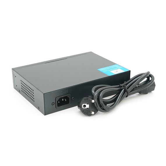 8-портовий керований PoE комутатор YOSO YO308G -120 з 6 портами POE 100Мбіт + 2 POE 1000Мбіт + 2 UP-Link 1000Мбіт + 1 SFP, | Зображення 1