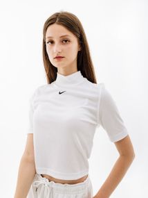 Футболка Nike W NSW ESSNTL RIB MOCK SS TOP