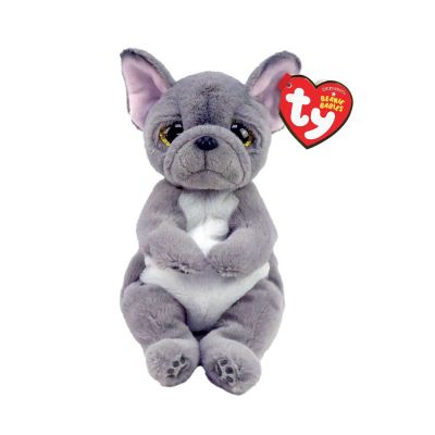 М&apos;яка іграшка Ty Beanie bellies Сірий пес WILFRED 20 см (40596) | Зображення 2