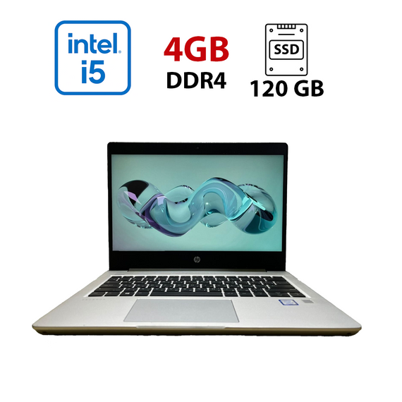 Ультрабук Б-класс HP ProBook 430 G6 / 13.3" (1920x1080) IPS / Intel Core i5-8265U (4 (8) ядра по 1.6 - 3.9 GHz) / 4 GB DDR4 / 120 GB SSD / Intel UHD Graphics 620 / WebCam б/у
