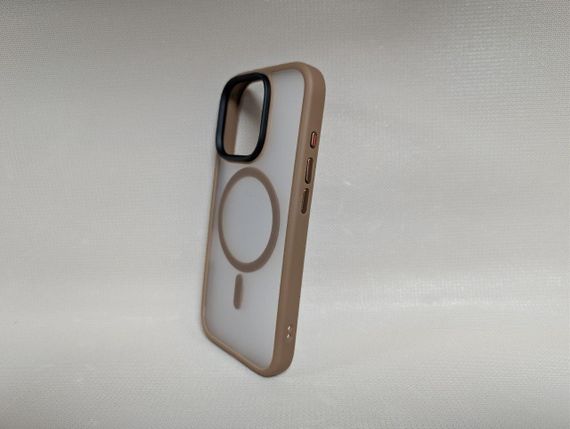 Чохол для iPhone 16 Pro / Айфон 16 Про Wave Matte Insane, TPU, матовий, напівпрозорий, коричневий | Зображення 3