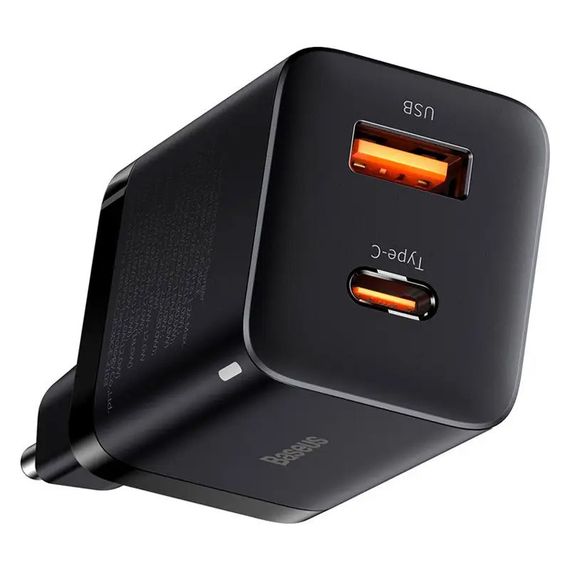 МЗП Baseus Super Si Pro Quick Charger 30W (1USB-A/1C) (CCSUPP-E) Black | Зображення 4