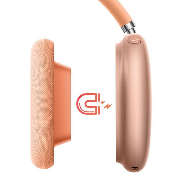 Амбюшуры Hoco W65/W65 Plus magnetic earmuffs Orange | Зображення 1