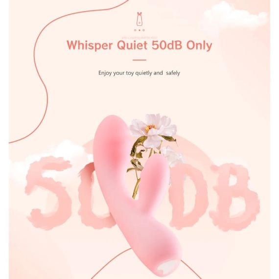 Вібратор подвійний BeYourLover Cloud JOY 10 режимів вібрації, рожевий Sex Aura | Зображення 2