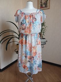 Сарафан женский в цветочный принт платье