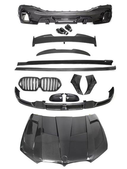 Комплект обвеса с капотом Carbon V2 (2018-2022) для BMW X6 G06 2019- гг | Зображення 2