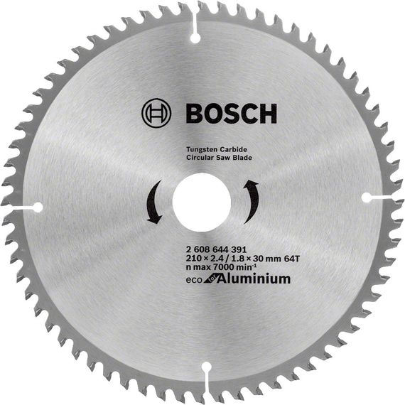 Диск пиляльний Bosch Eco AL 210x30-64T (2608644391) | Зображення 1