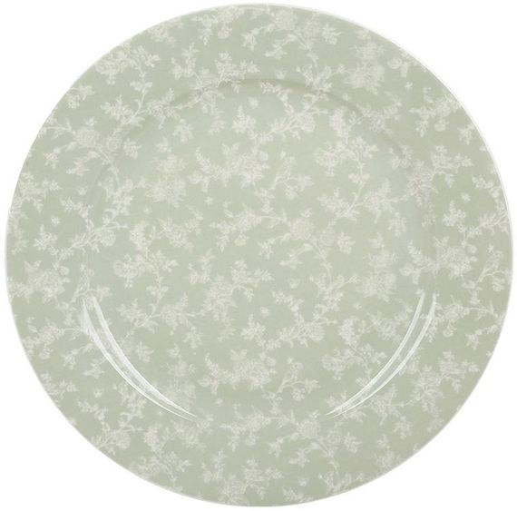Набір 3 тарілки обідні "Floral Green" Ø27см, порцеляна