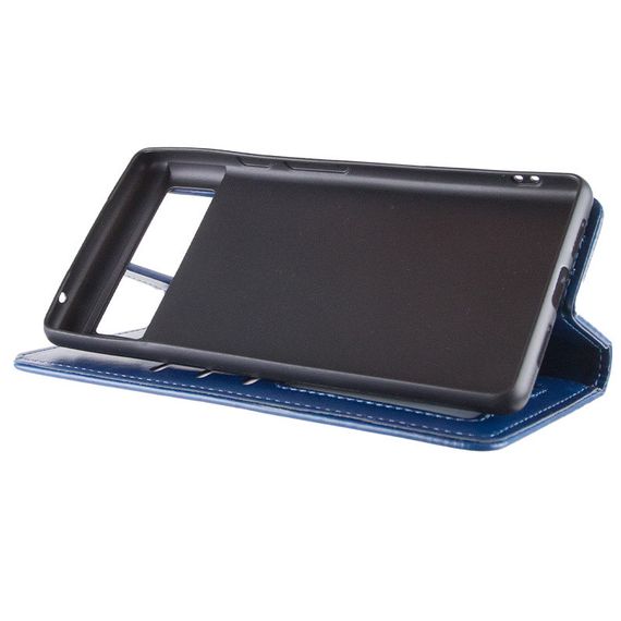 Шкіряний чохол-книжка GETMAN Gallant (PU) для Google Pixel 6a Синій | Зображення 4