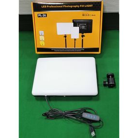 Комплект LED світла для фотозйомки 10" з регульованою яскравістю та кольору USB