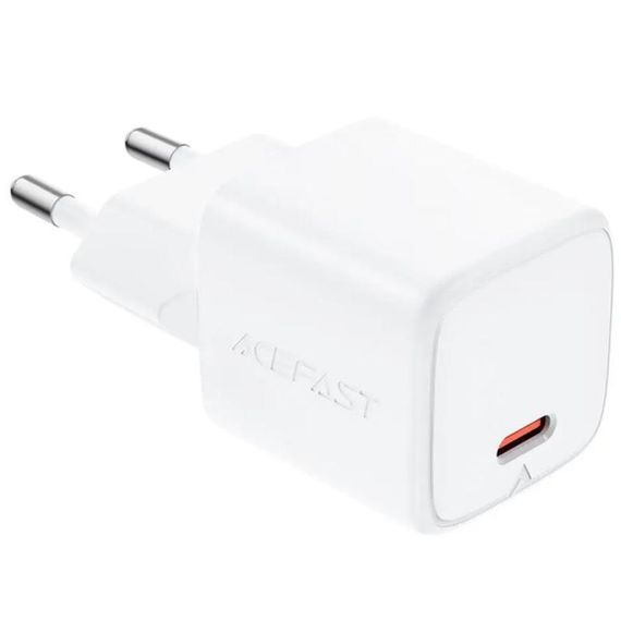 СЗУ Acefast A118 PD30W GaN (1USB-C) White | Зображення 1