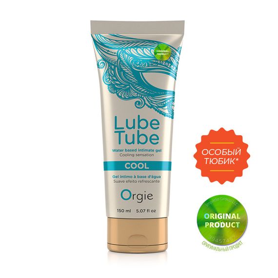 Охолоджувальне мастило для сексу "LUBE TUBE COOL" Orgie | Зображення 1