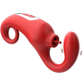 Вібратор - Merfi, 10 Vibration Functions, 10 Frequency Tongue Licking USB Sex Aura