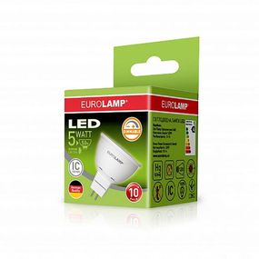 Світлодіодна лампа EUROLAMP MR16 5W GU5.3 4000K з регулюванням яскравості (LED-SMD-05534(Е)dim)