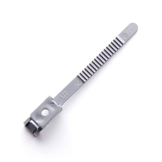 Крепеж ремешковый серый 7х80мм (пач 100шт) APRO | Зображення 1