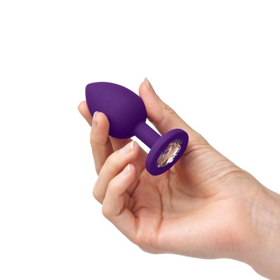 Анальна пробка з кристалом Bootylicious 3 в 1, змінні кристали, розмір M So Divine (Велика Британія) Sex Aura | Зображення 1