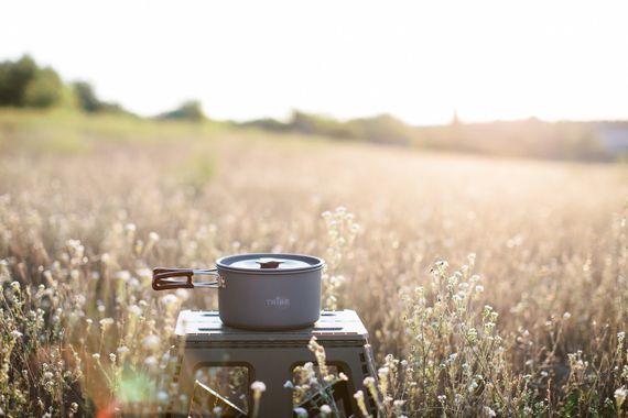 Казанок туристичний Tribe Pot 1,9л Alu алюмінієвий, Похідний легкий казан трайб для багаття, Казанок для кемпінгу і риболовлі | Зображення 3