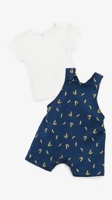 Комплект футболка+ромпер для хлопчика 930563 80 см Синій shop (4821103486074)