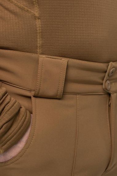 Утеплені Військові штани Soft Shell Military койот | Зображення 4