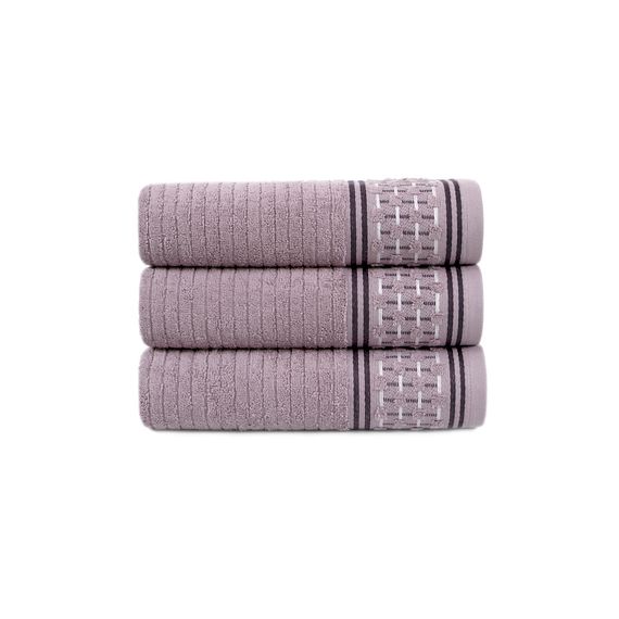 Рушник Irya 8764 Туреччина 90*150 см  Бавовна + поліестер Фіолетовий