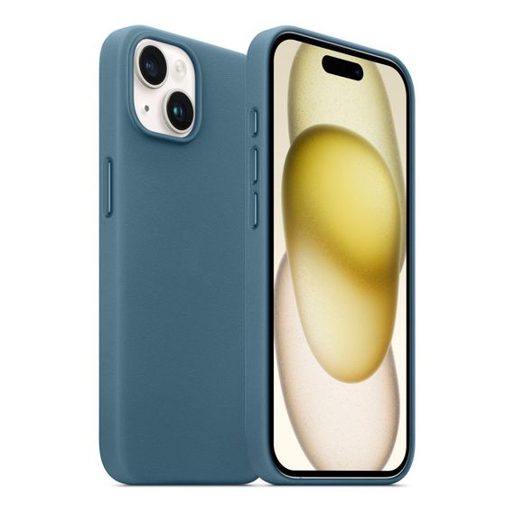 Чохол до мобільного телефона Armorstandart FAKE Leather Case Apple iPhone 15 Sea Blue (ARM76292) | Зображення 2