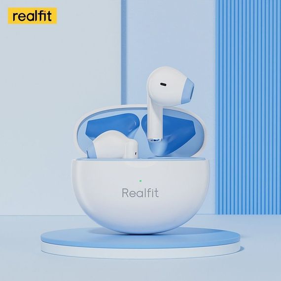 Беспроводные наушники Realfit F2 Pro, активное шумоподавление, Bluetooth 5.4, с микрофоном, Фиолетовые | Зображення 2