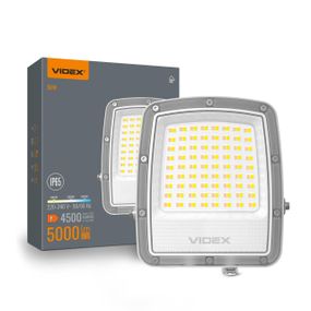 Світлодіодний прожектор VIDEX F5 50W 3000-5000-6500K 230V White (VL-F5-050CW)