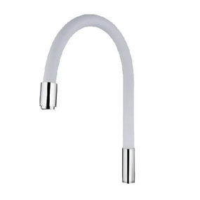 Излив для смесителя гибкий белый Mixxus Premium (MI0557)