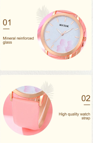 Женский подарочный набор из трех предметов. Часы Montre Femme солнцезащитные очки и кошелек | Зображення 1