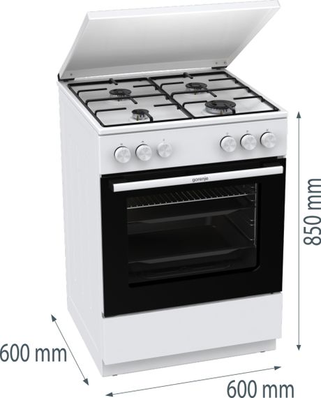 Плита Gorenje газовая GG6A11WJ | Зображення 7