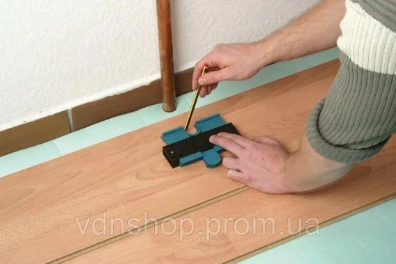 Измерительный контур инструмент линейка угольник Wolfcraft Irregular Ruler | Зображення 2