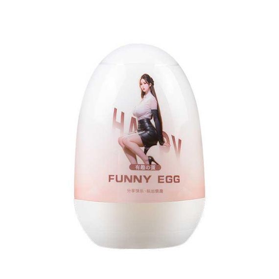 Мастурбатор чоловічий Funny Egg вагіна силіконова іграшка для чоловіків реалістичний ефект всмоктування