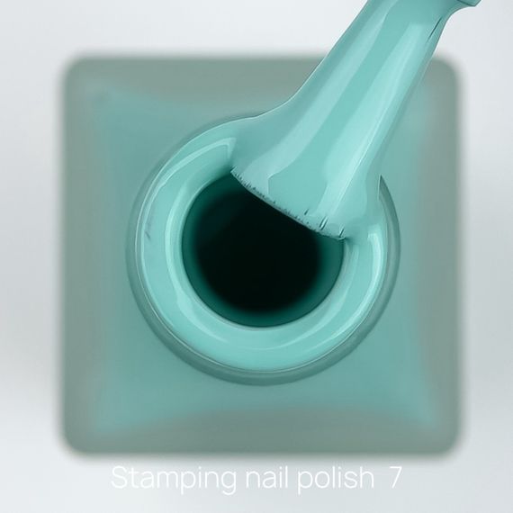 Лак для стемпинга Crooz №07 (пастельный голубой) 6мл | Зображення 2