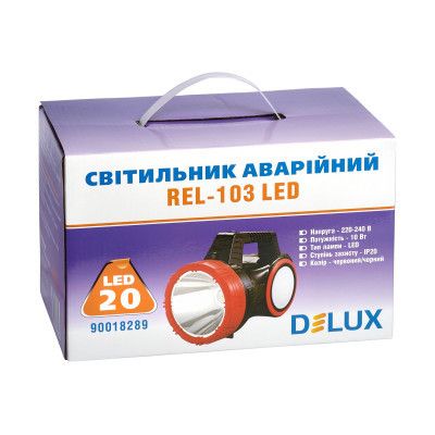 Ліхтар Delux REL-103 20 LED 10W + подарунок REL-107 (90022813) | Зображення 3