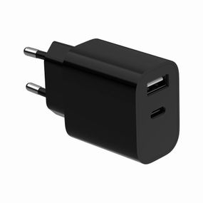 Мережевий зарядний пристрій Gembird TA-UC-2AC12-01-BK