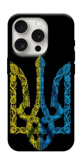 Чохол з картинкою Жовтоблакитний герб для Apple iPhone 16 Pro Max (6.9")