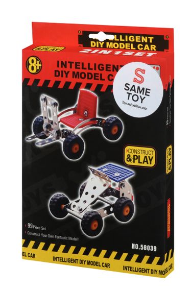 Конструктор металлический Same Toy Inteligent DIY Model Car 2 модели 58039Ut (58039Ut)
