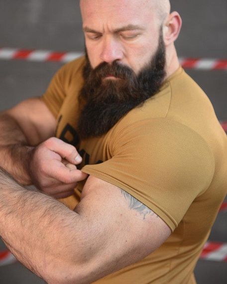 Тактическая потоотводящая футболка SABUR арми кайот ВТ6573 | Зображення 5