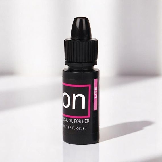 Збуджувальні краплі Sensuva ON Arousal Oil for Her Lite для клітора натуральний склад ніжна стимуляція