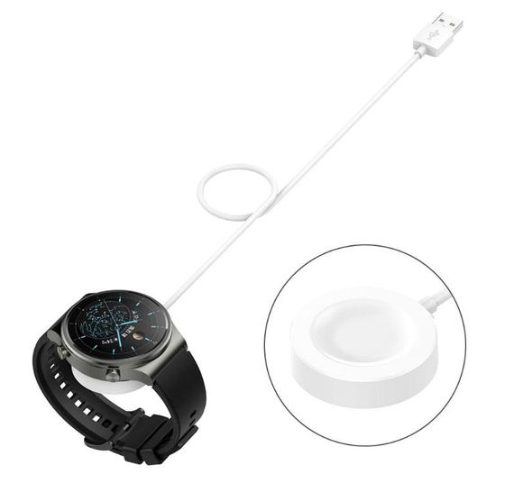 Зарядна док-станція Primolux для годинника Huawei Watch GT 2 Pro / Huawei Watch GT 3 - White | Зображення 1