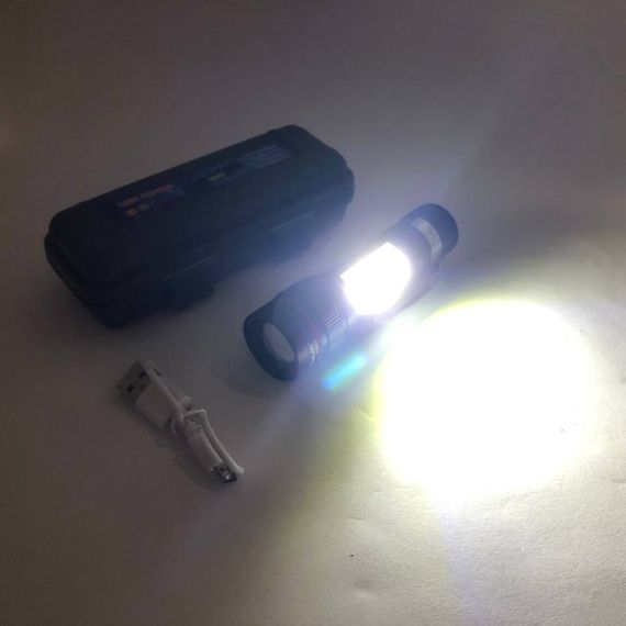 Ручной фонарик led Bailong BL-520 T6 | Тактичный фонарь | Карманный фонарь с OY-829 usb зарядкой | Зображення 7