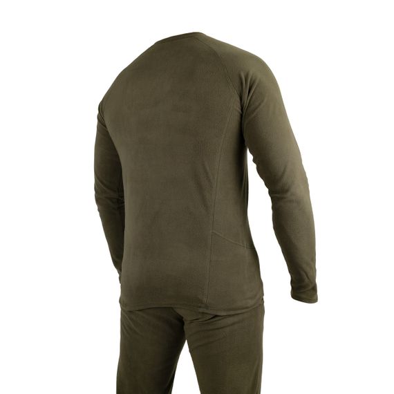 Термобілизна чоловіча Tribe Microfleece олива M, тепла флісова термобілизна трайб для риболовлі полювання туризму кемпінгу ЗСУ | Зображення 7