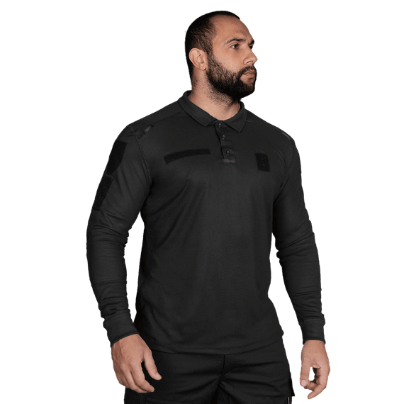 Поло Paladin Long LT CoolPass Pique Light Чорне (7367), XL | Зображення 1