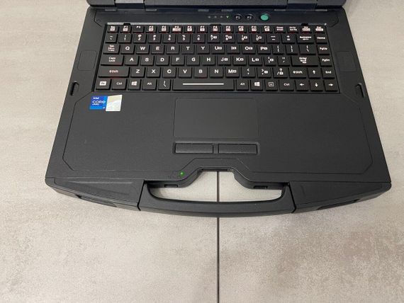Защищенный ноутбук Getac S410 G4 / 14" (1920x1080) IPS Touch / Intel Core i7-1185G7 (4 (8) ядра по 4.8 GHz) / 32 GB DDR4 / 1000 GB SSD M.2 / Intel Iris Xe Graphics / WebCam / Без стилуса б/у | Зображення 2