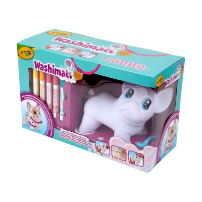 Набор для творчества Crayola Washimals Пес-великан С фломастерами 5 шт (74-0227)